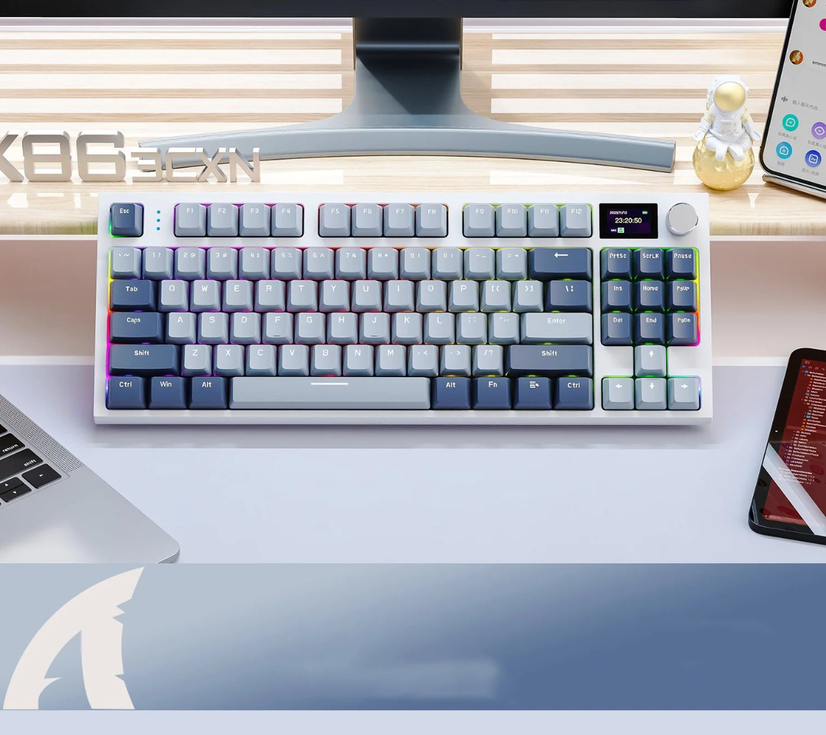 Clavier sans fil K86 RGB Bluetooth